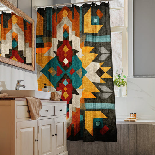 Navajo Bold - Shower Curtain